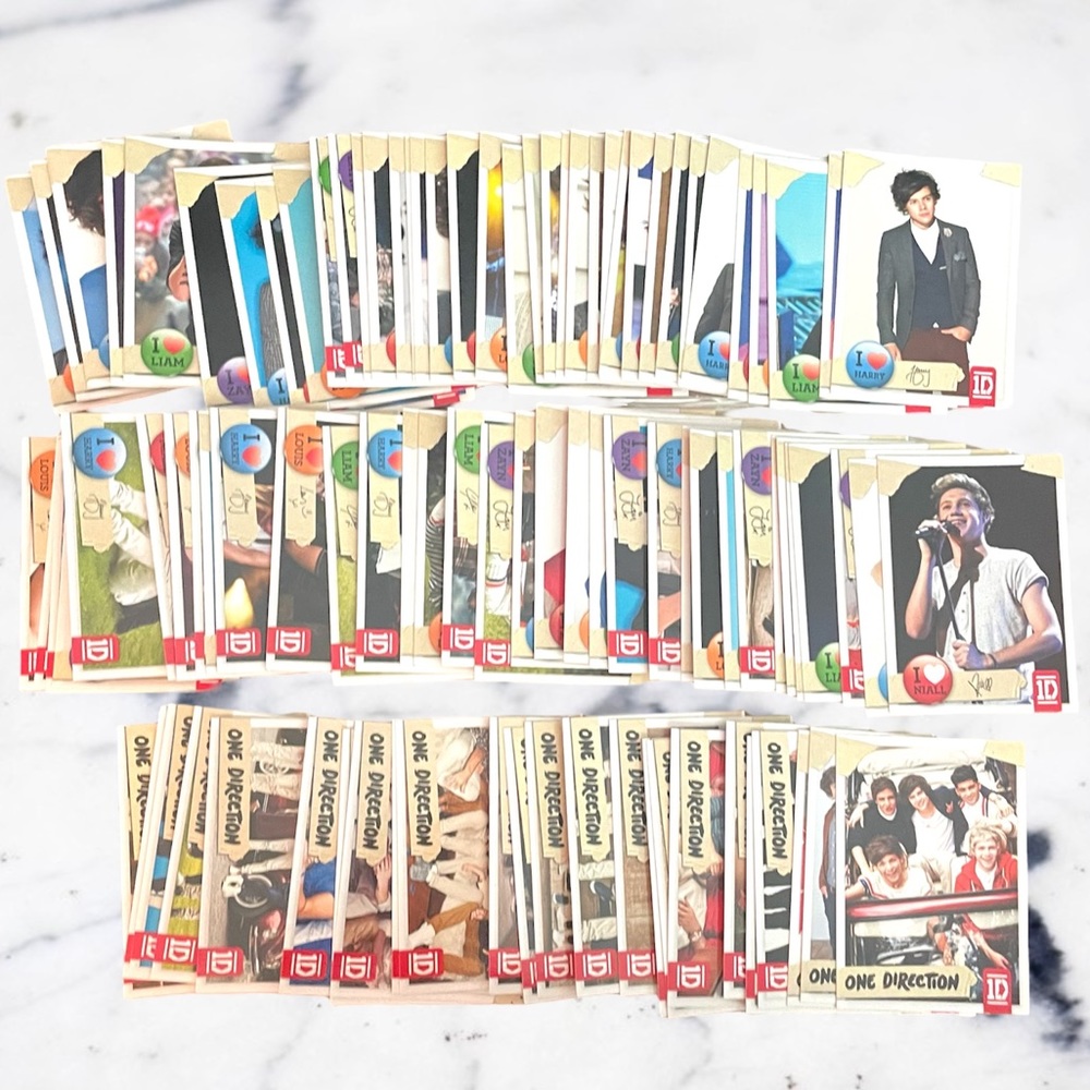 BLACK FRIDAY SALE One Direction Trading Card Complete Base Set by Panini 1D